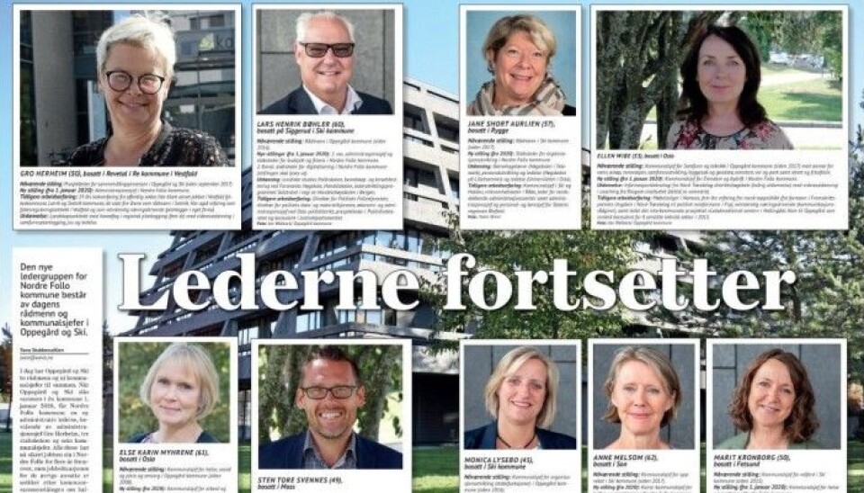FAKSIMILE: Her kan du se faksimile fra oppslaget i Oppegård Avis fra den 9. august 2018. FAKSIMILE: Her kan du se faksimile fra oppslaget i Oppegård Avis fra den 9. august 2018.