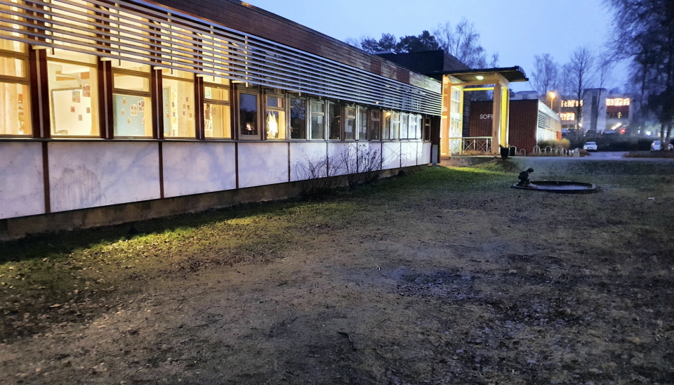 TRE SMITTEDE PÅ FJERDE TRINN: Sofiemyr skole har nå tre smittede. Foto: Yana Stubberudlien