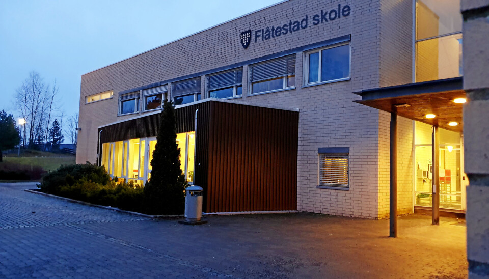 KORONASMITTE: Smittetilfellet ved Flåtestad skole er tilknyttet 8. trin. KORONASMITTE: Smittetilfellet ved Flåtestad skole er tilknyttet 8. trin.