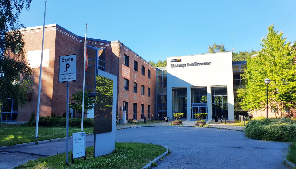 KAN FÅ ET NYBYGG VED SIDEN AV:_Kontorbygningen (kjent som Stabburet-bygget) i Lienga 6-8 kan få et nybygg på fire etasjer på parkeringsplassen sør i planområdet. Foto: Yana Stubberudlien KAN FÅ ET NYBYGG VED SIDEN AV:_Kontorbygningen (kjent som Stabburet-bygget) i Lienga 6-8 kan få et nybygg på fire etasjer på parkeringsplassen sør i planområdet. Foto: Yana Stubberudlien
