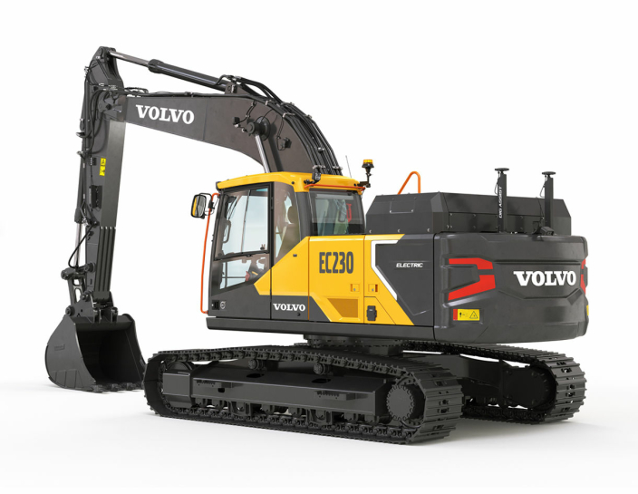 ÅRETS NYHET: I slutten av året kommer Volvo Maskin til å levere de første helelektriske 25-tonns gravemaskinene, Volvo EC230 Electric. Foto: Volvo Maskin
