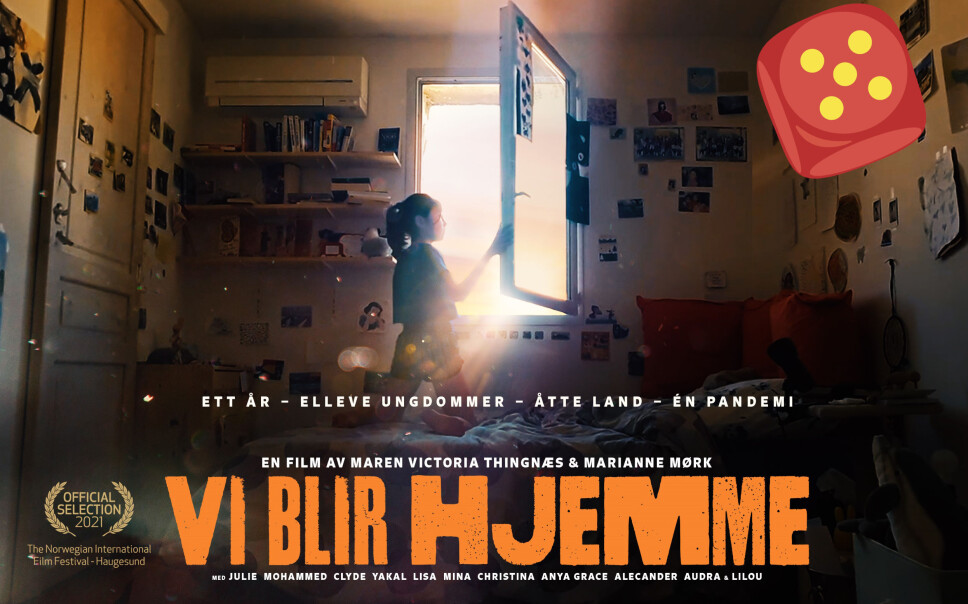 TERNINGKAST 5: Vår anmelder lot seg begeistre av filmen «Vi blir hjemme». TERNINGKAST 5: Vår anmelder lot seg begeistre av filmen «Vi blir hjemme».
