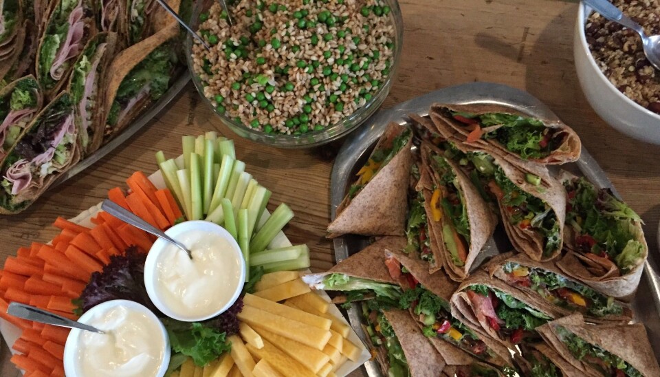 96 MILLIONER TIL GRATIS VEGETARMAT I OSLO: Gratismaten til vgs-elevene vil koste Oslo kommune 96 millioner kroner i året, dersom forslaget blir vedtatt i september. Illustrasjonsbilde: Marit Rein/ Nofima