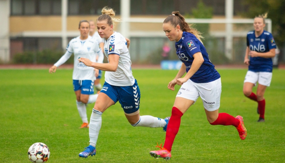 CUP-EXIT: Ingrid Kvervolden og Kolbotn er ute av cupen etter 1-3 mot Vålerenga lørdag ettermiddag.