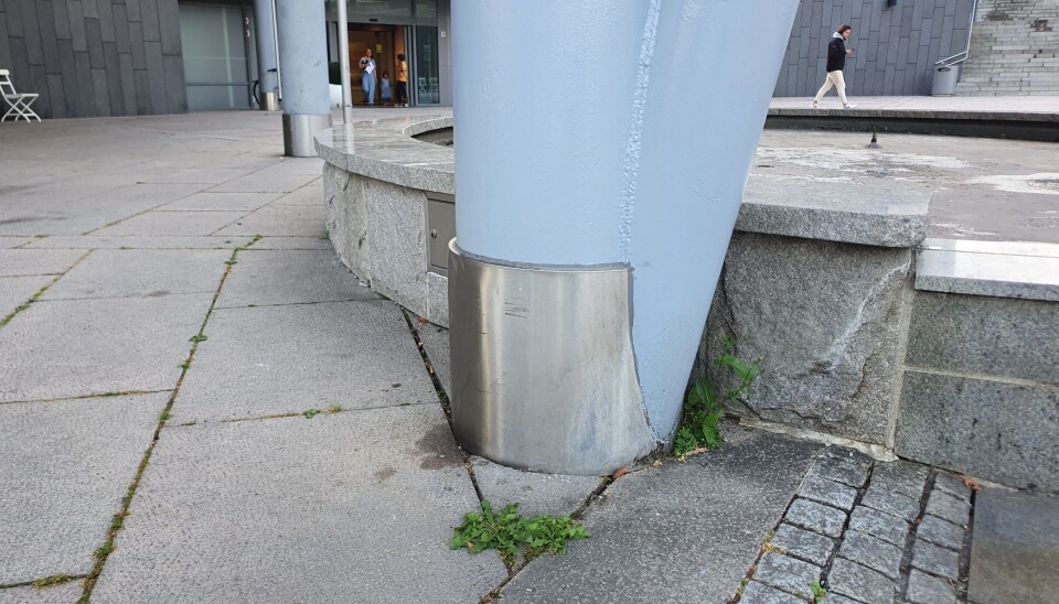 FORTSATT MYE UGRESS: Slik fremstod den mest sentrale plassen i gamle Oppegård fredag forrige uke. FORTSATT MYE UGRESS: Slik fremstod den mest sentrale plassen i gamle Oppegård fredag forrige uke.