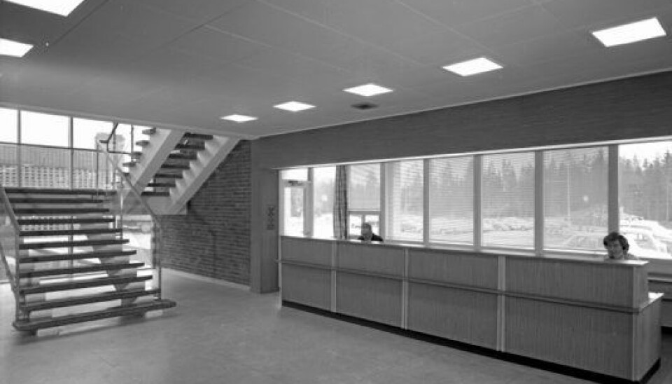 VAR ADMINISTRASJONSBYGG: Interiørfotografier av produksjonshaller på Den Norske Remfabrikk. VAR ADMINISTRASJONSBYGG: Interiørfotografier av produksjonshaller på Den Norske Remfabrikk.