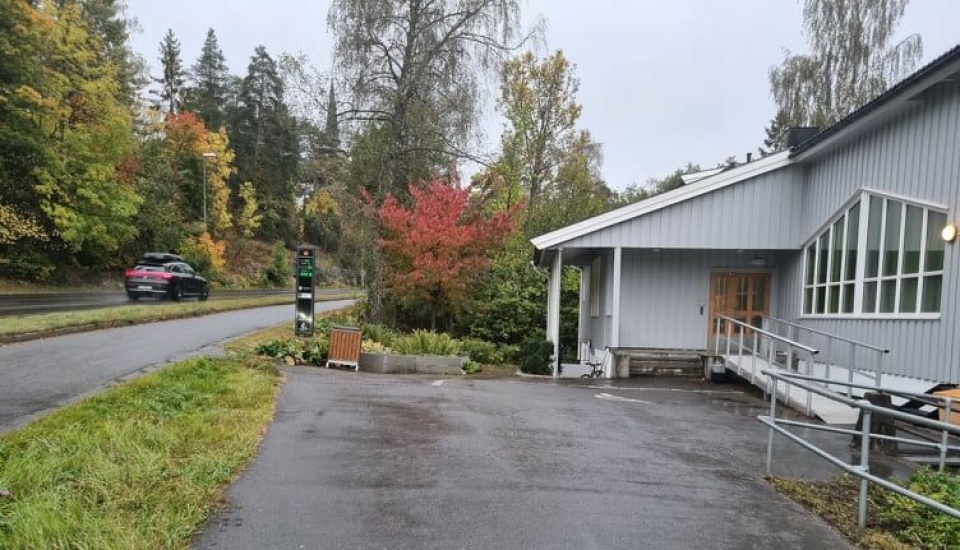 SLIK SER DET UT I DAG: Bildet av eiendommen i Skiveien 62 ble tatt mandag 27. september.