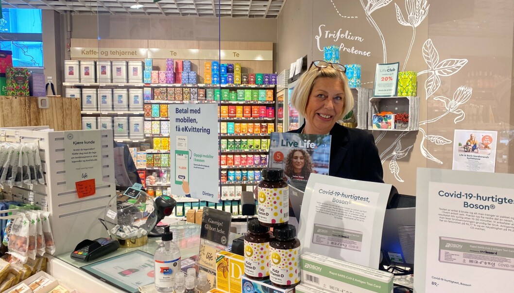 BUTIKKSJEF: Jane Maren Engen er butikksjef på helsekostbutikken Life. BUTIKKSJEF: Jane Maren Engen er butikksjef på helsekostbutikken Life.