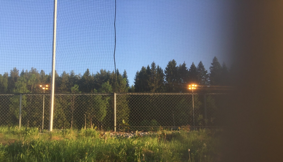 MAI 2018: Dette bildet er fra mai 2018 og viser belysningen på stedet på kveldstid.