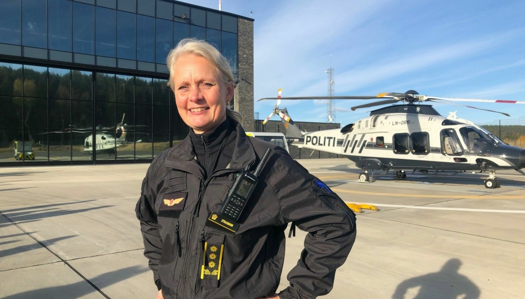 BRÅK ELLER BEREDSKAP?: Støy fra helikopterne er også lyden av beredskap, forklarte Hilde Hognestad Straumann.