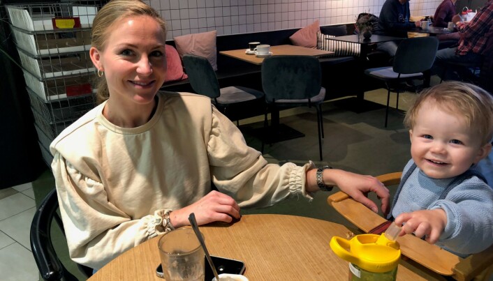 HELDIG: Martine Lefdal har en mann som liker å støvsuge. HELDIG: Martine Lefdal har en mann som liker å støvsuge.
