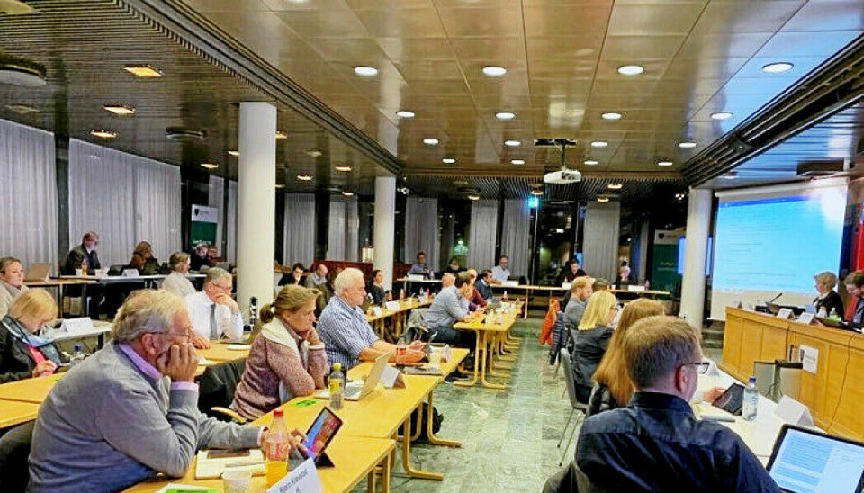 NORDRE FOLLO KOMMUNESTYRE: Kommunestyret i Nordre Follo består av 47 medlemmer. Bildet ble tatt i fjor høst. NORDRE FOLLO KOMMUNESTYRE: Kommunestyret i Nordre Follo består av 47 medlemmer. Bildet ble tatt i fjor høst.