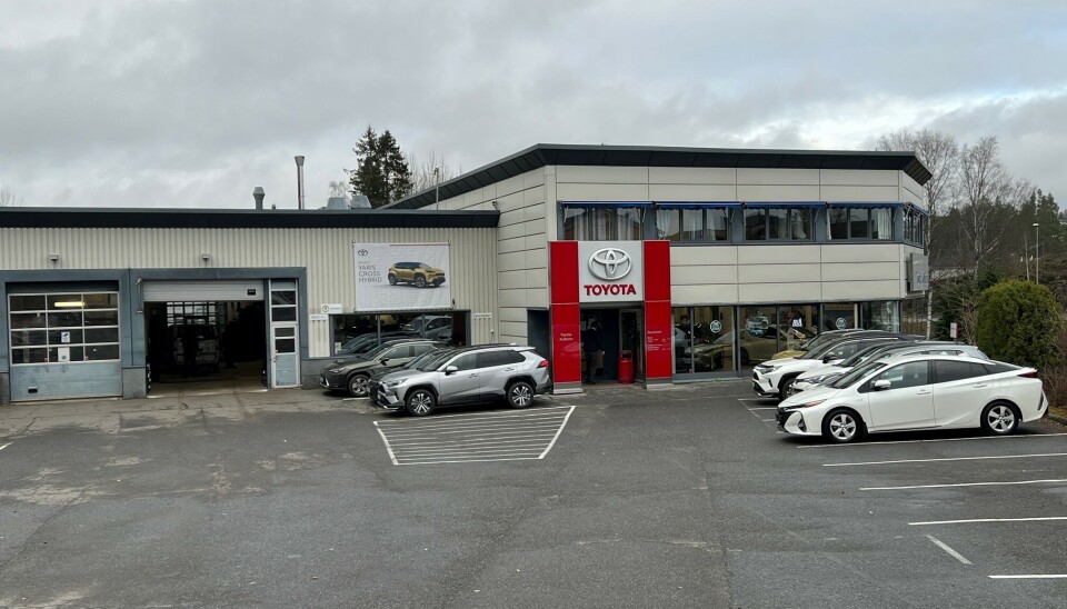 TOYOTA KOLBOTN: Her selges Toyota i gamle Oppegård. TOYOTA KOLBOTN: Her selges Toyota i gamle Oppegård.