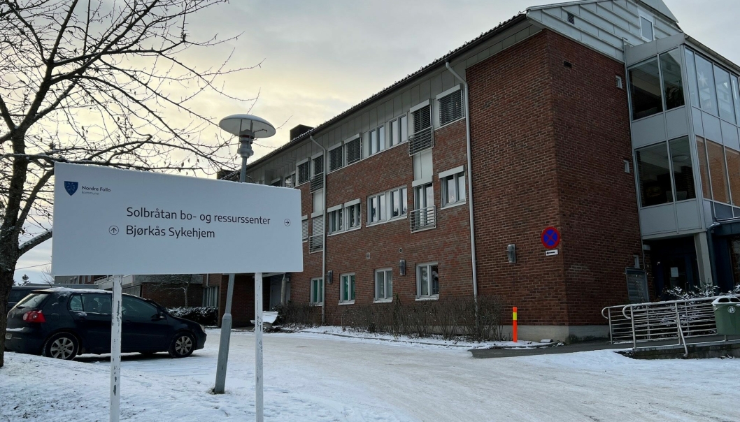 FORESLÅS LAGT NED: Kommunedirektøren har i sitt forslag til ØHP foreslått å kutte 28 sykehjemsplasser på Bjørkås sykehjem.
