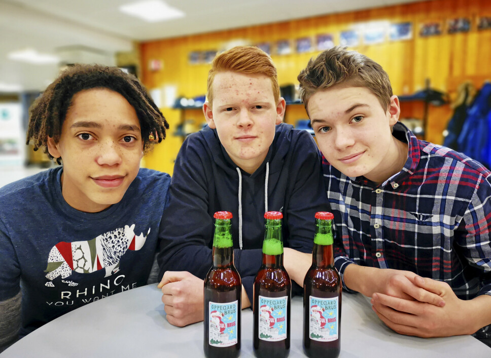 VINNERE: Denne trioen lager Norges beste julebrus. VINNERE: Denne trioen lager Norges beste julebrus.
