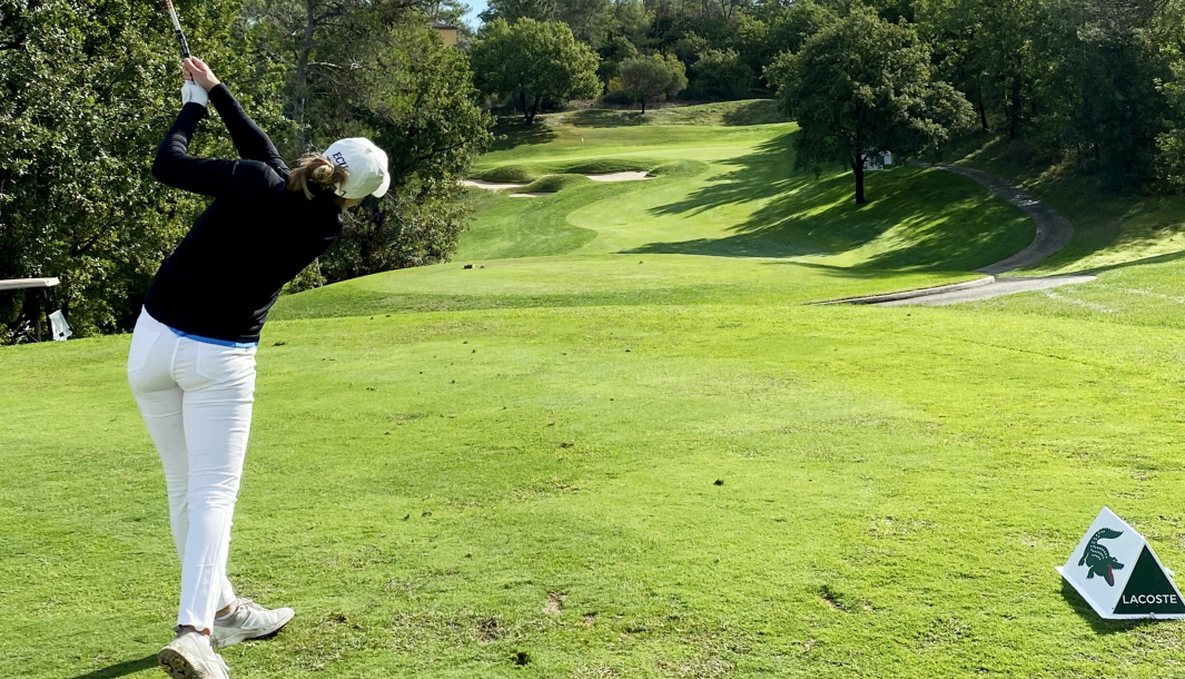 AVGJØRENDE TURNERING: Etter flere år som collegespiller, er Michelle Forsland blitt profesjonell. Turneringen til helgen kan avgjøre om det blir mulig å leve av golfen eller ikke.