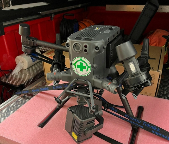 DRONE: Denne høyteknologiske dronen har allerede reddet liv.