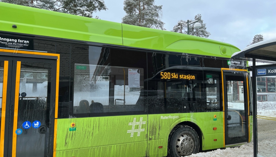 NYE BUSSER: Denne bussen er av samme type som brukes på strekningen mellom Svartskog og Kolbotn.