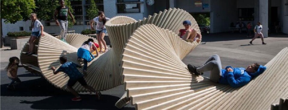 KLATRESKULPTUR: Dette er et forslag til et klatreskulptur i tre. KLATRESKULPTUR: Dette er et forslag til et klatreskulptur i tre.