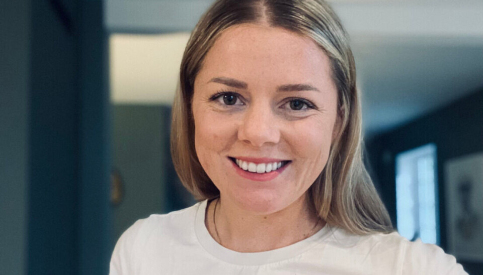 LOKAL GRÜNDER: Katrine Øinæs Myrseth (34) fra Oppegård står bak en av det nyetablerte aksjeselskapet Hold-My-Beer. LOKAL GRÜNDER: Katrine Øinæs Myrseth (34) fra Oppegård står bak en av det nyetablerte aksjeselskapet Hold-My-Beer.