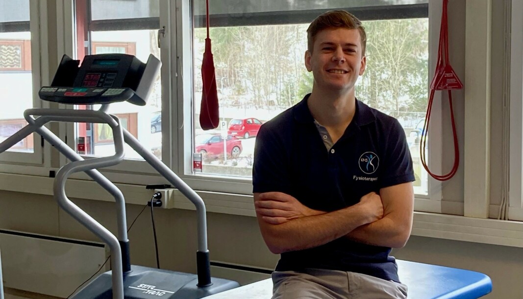 VIL HA FOLK I TRENING: Andreas Lund fra Kolbotn Medisinske Senter oppfordrer til trening. VIL HA FOLK I TRENING: Andreas Lund fra Kolbotn Medisinske Senter oppfordrer til trening.