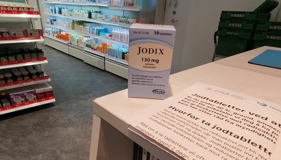 VÆR OBS: Jodix eller annen høykonsentrert jod skal kun tas etter oppfordring fra myndighetene, og kun i de anbefalte dosene. For høye jod-doser kan ha alvorlige bivirkninger.