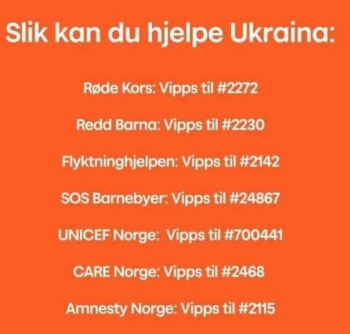 SLIK KAN DU HJELPE UKRAINA: