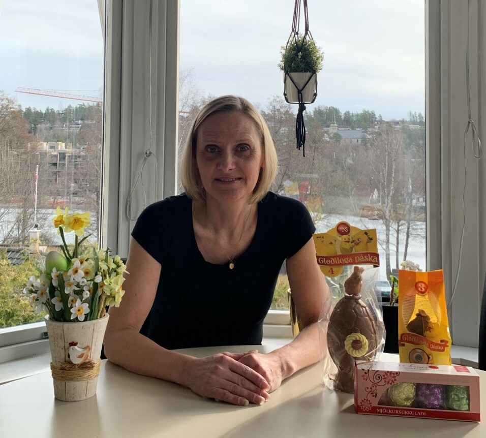 BOR OG JOBBER PÅ KOLBOTN: Gulla Johannesdottir har drevet Fiskehuset Kolbotn siden 2015 og Sentrum bakeri Kolbotn siden 2018 sammen med familien min. I 2021 tok hun over stilling som daglig leder i filmproduksjonsselskapet Truenorth Norway AS.