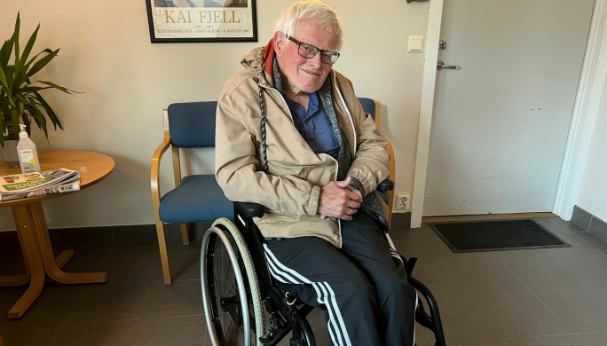 MÅTTE VENTE: Ole Berg Hansen ble sittende på legekontoret i nesten to timer.