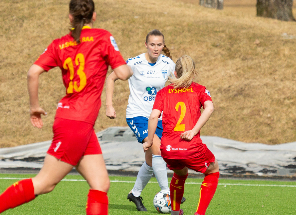 AVGJORDE: En god corner fra Tonje Pedersen (bildet) sørget for tre poeng til Kolbotn i Toppserien.