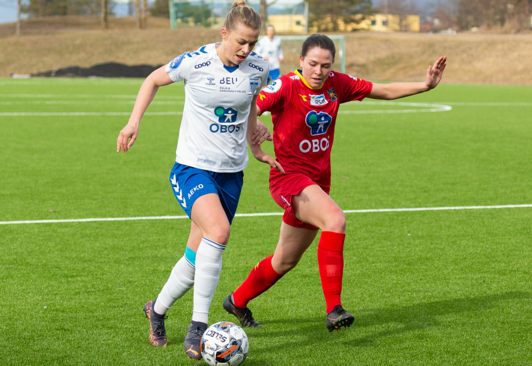 HADDE SJANSEN: Ingrid Kvernvolden var farlig frempå mot RBK, men fant ikke nettmaskene. Her fra kampen mot Røa i forrige serierunde.