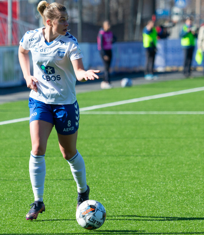 KVERNA: Ingrid Kvernvolden scoret Kolbotns mål og kjempet som vanlig godt.