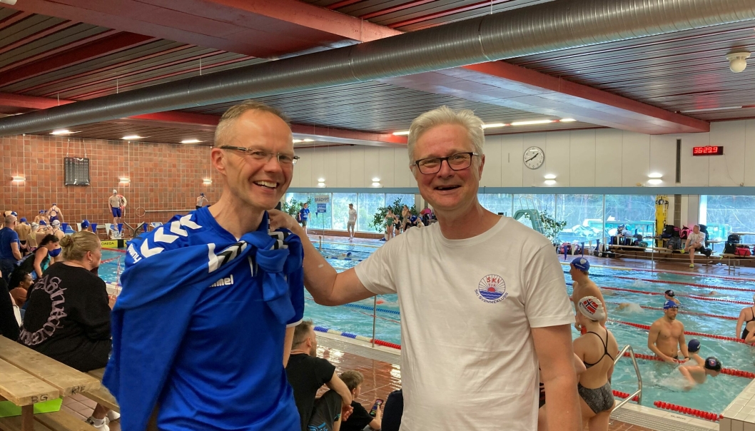 ARRANGØRER: Rune Årnes fra KIL og Erik A. Underland fra Ski SK samarrangerte Roald Amundsen Cup 2022.