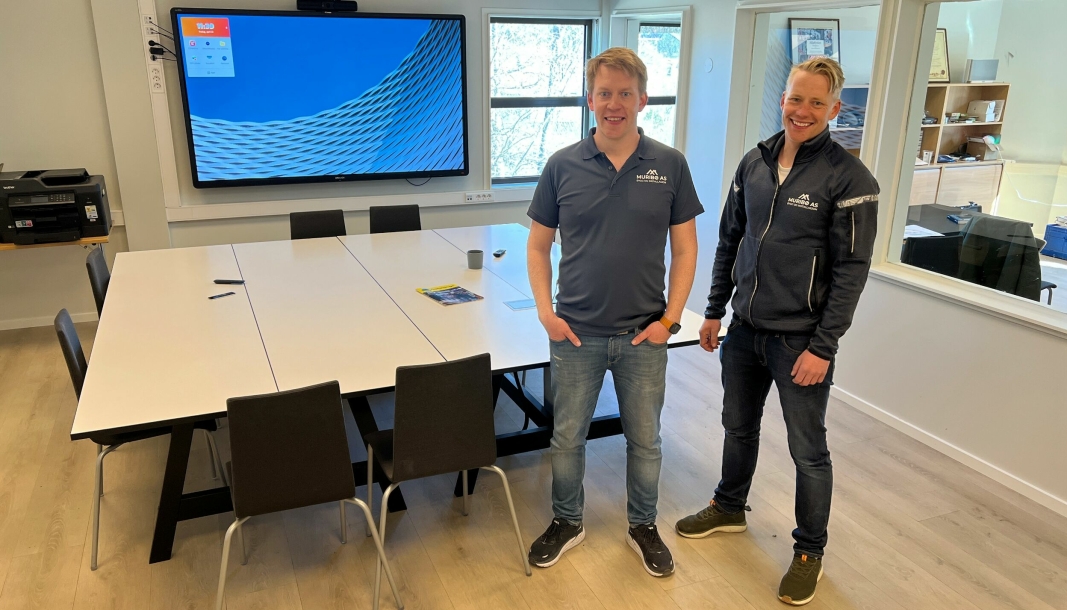 THE MURIBØS: Tomas og Kristian Muribø tok over driften i 2020 og har akkurat flyttet inn i nye lokaler i Oppegård syd.