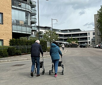 NOK PAUSE: Et kort intervju med Oppegård Avis, og så var Kolbotn Rullators på veien igjen. NOK PAUSE: Et kort intervju med Oppegård Avis, og så var Kolbotn Rullators på veien igjen.
