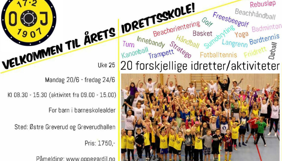 IDRETT: På denne skolen får du prøvd masse forskjellige idretter. IDRETT: På denne skolen får du prøvd masse forskjellige idretter.