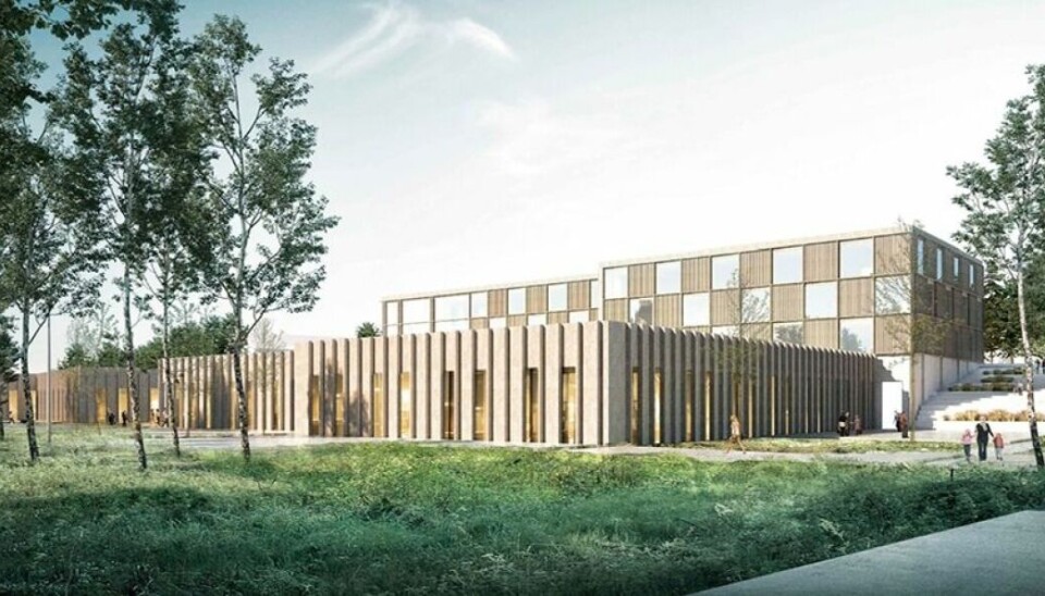 SKULLE ÅPNES I 2022: Elever som sogner til Hellerasten og Fløysbonn ungdomsskoler skulle gå ved Fram skole, den nye ungdomsskolen med fire idrettsflater, som skulle åpnes i Sofiemyr idrettspark i 2022. I 2020 ble hele planen vraket.