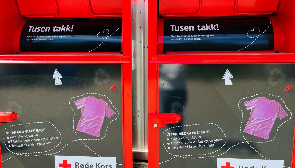 NYTT SAMARBEID: Follo Ren har inngått samarbeid med Røde Kors. Der hvor Follo Ren tidligere hadde Fretex sine containere vil du nå finne Røde Kors containere, i tillegg til UFF. NYTT SAMARBEID: Follo Ren har inngått samarbeid med Røde Kors. Der hvor Follo Ren tidligere hadde Fretex sine containere vil du nå finne Røde Kors containere, i tillegg til UFF.