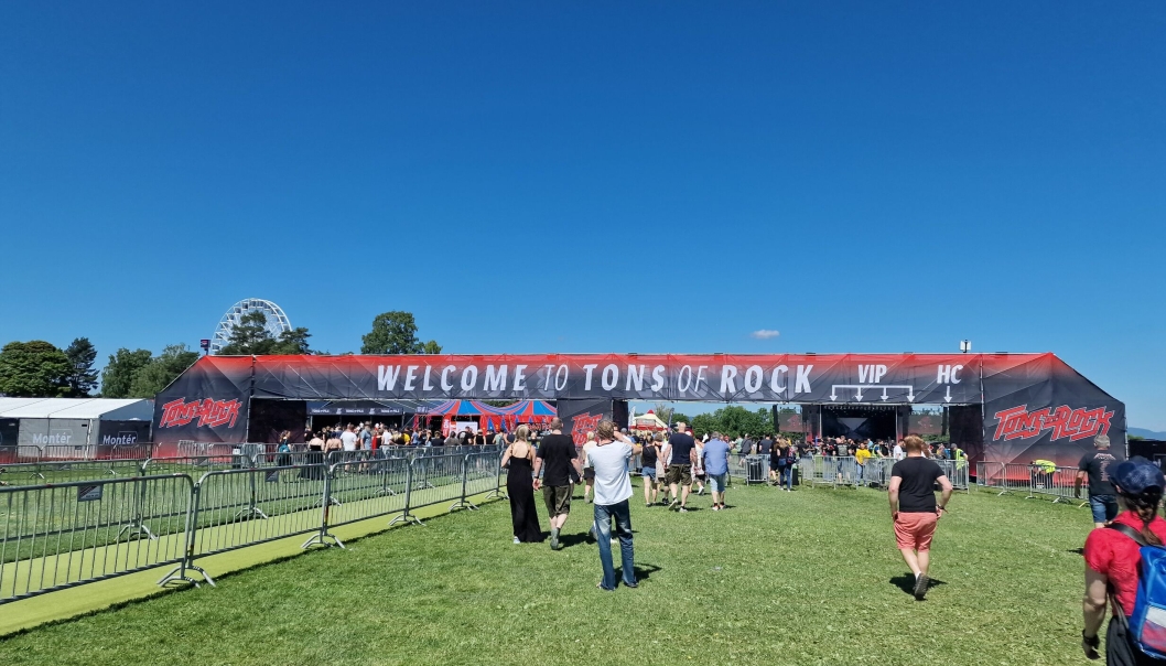 SA NEI: Mens Kolbotn herrer tjente over 200.000 kroner på å stå vakt under festivalen Tons of Rock.