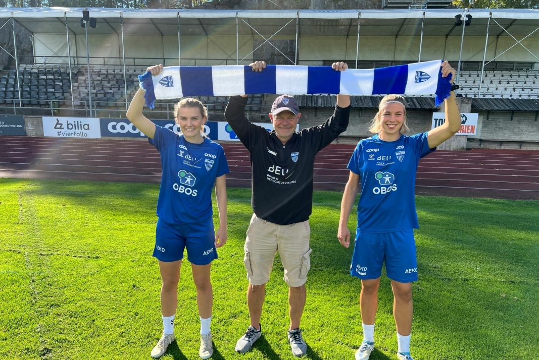 KOM PÅ KAMP!: Oppfordringen fra Julie Hoff Klæboe, Pål Wirak og Lena Soleng Hansen er klar: Kom på cup-kamp 14. september.