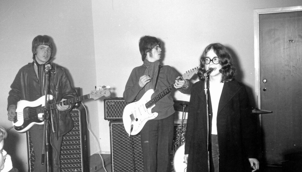 DEBUT: Radka Toneff og bandet Sect hadde sin debutkonsert på Kolbotn i 1968.