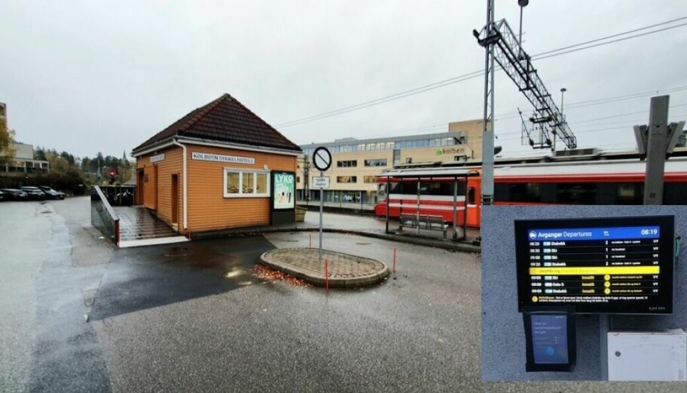 TOGTRØBBEL IGJEN: Torsdag startet med flere innstilte tog gjennom Oppegård.