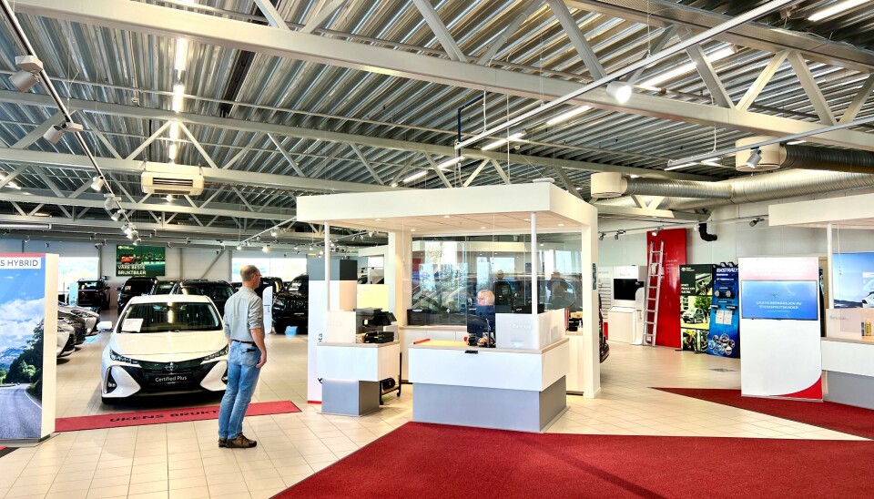 GOD PLASS: Toyota Østfold & Follo har mye plass, og dermed mye å tilby på bilsiden. GOD PLASS: Toyota Østfold & Follo har mye plass, og dermed mye å tilby på bilsiden.