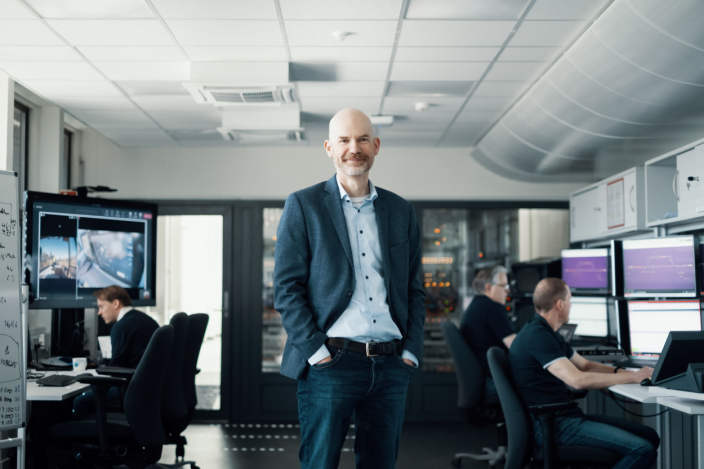 FORKLARER: På bildet ser du Lars Jorde, som er direktør for ERTMS-programmet i Bane NOR.