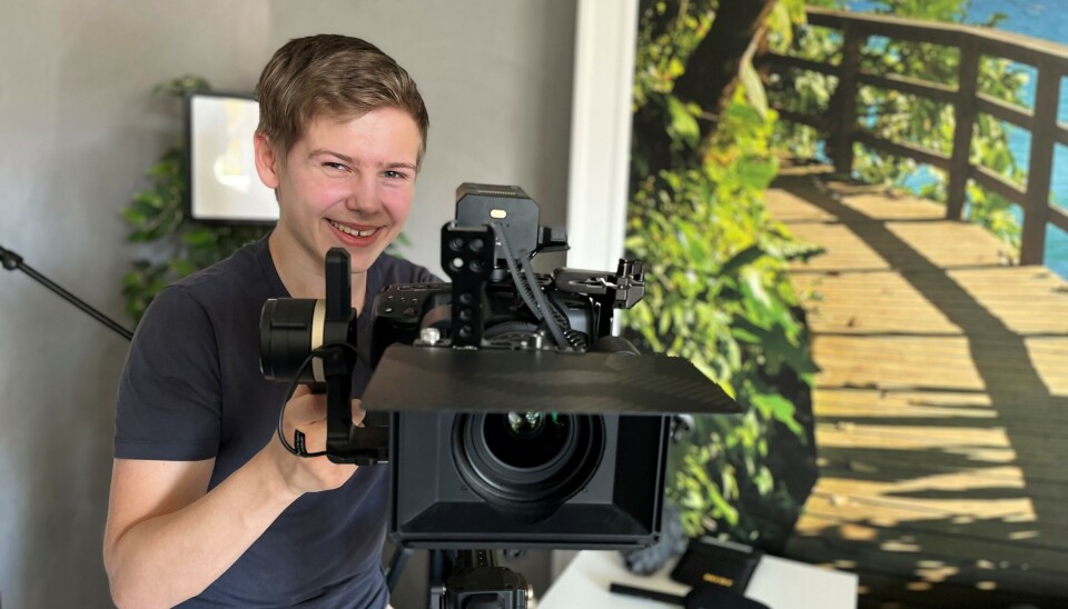 KLAR FOR KINO: 17-åringen fra Oppegård er klar med sin første film på kino. KLAR FOR KINO: 17-åringen fra Oppegård er klar med sin første film på kino.