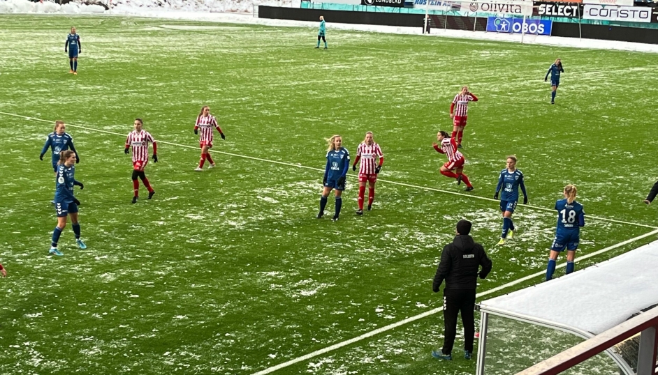RYKKET NED: Kolbotn klarte i dag kunststykket å rykke ned fra Toppserien for kvinner, etter 3-0 tap mot Tromsø.