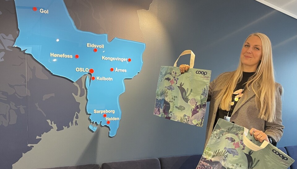 ØKER: Kunder som bruker miljøvennlige handlenett øker. ØKER: Kunder som bruker miljøvennlige handlenett øker.