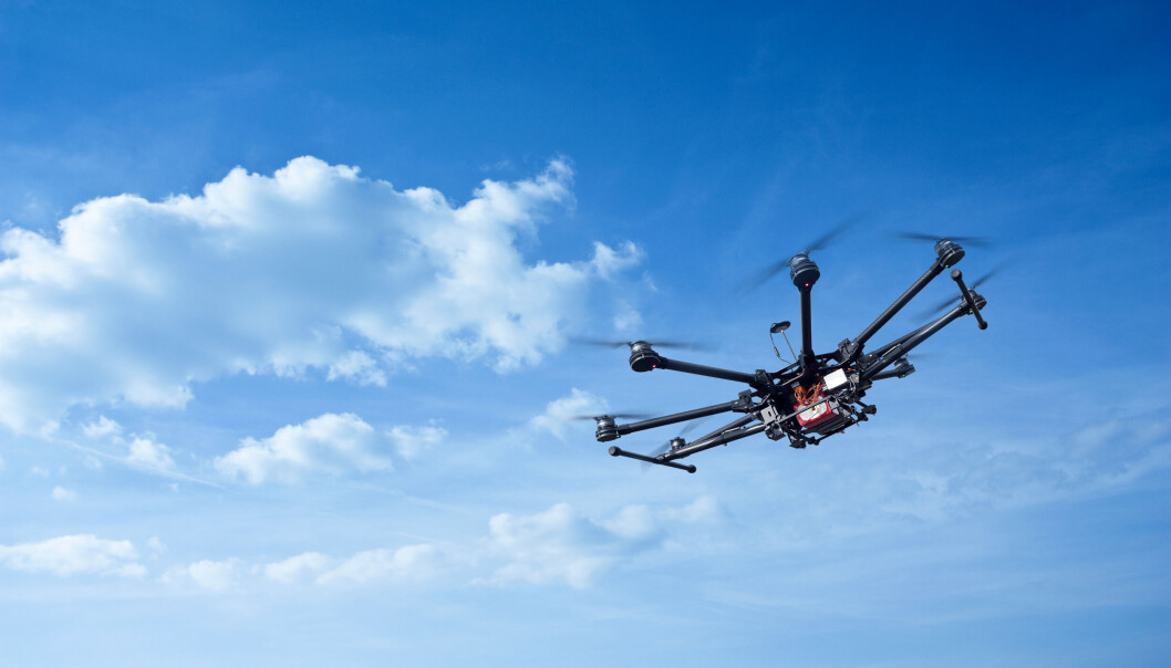 ØVER: Det pågår opplæring av dronepiloter i politiet ve Nasjonalt beredskapssenter i disse dager ØVER: Det pågår opplæring av dronepiloter i politiet ve Nasjonalt beredskapssenter i disse dager