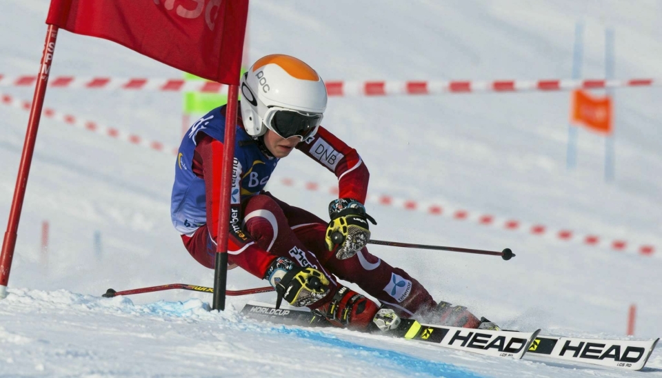 DEN GANG DA: Å bli god i alpint, kommer ikke over natta. Her er Theodor Brækken i aksjon tilbake i 2016.