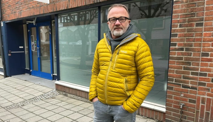 VAR PÅ BESØK: Kommunedirektør Øyvind Henriksen var forrige uke på besøk på Fontenehuset.